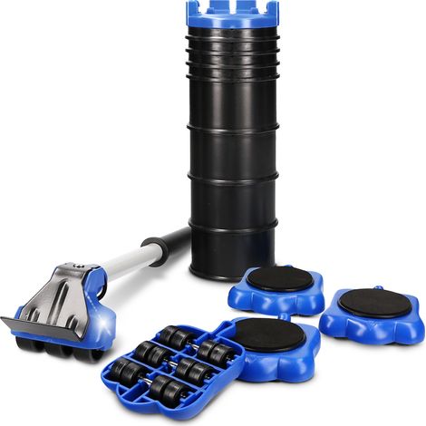Möbelroller Möbelheber 140x Bonus Filzgleiter Set 1200 kg Gesamtbelastung KINZO