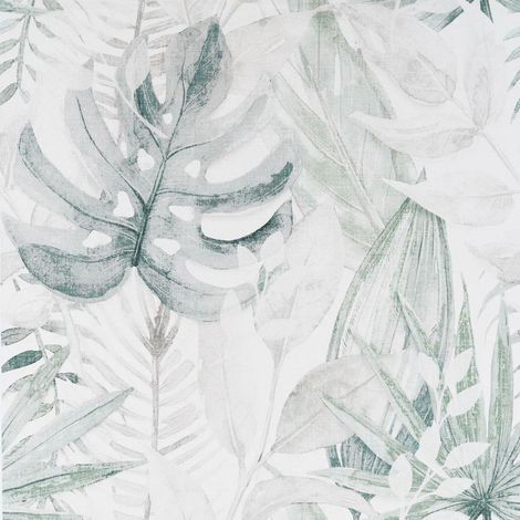 Arthouse Chalky Tropical Soft Navy Wallpaper Botanical Paste The Wall Vinyl (1/4)