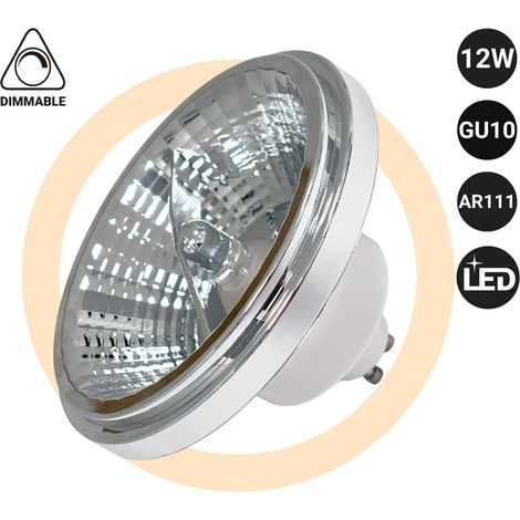 Lampe LED Dimmable - AR111 GU10 - 12W - 975lm - Blanc Neutre