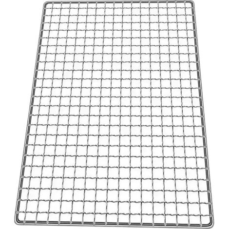 Grille carrée pour barbecue, maille antiadhésive pour la cuisine (1/5)