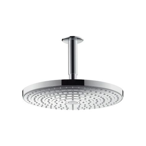 Hansgrohe Raindance Select S - Soffione doccia 300, 2 getti, braccio doccia 10 cm, cromato 27337000 (1/3)
