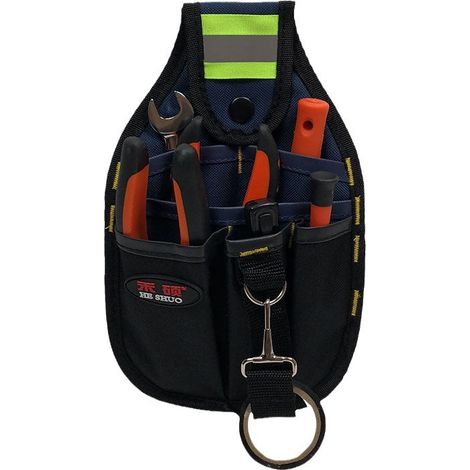Bolsa para herramientas, portaherramientas, accesorio para cinturón, ideal para aficionados al bricolaje, electricistas, fontaneros, constructores y carpinteros. Garantía de por vida (1/4)