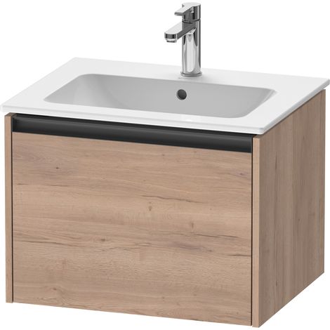 Duravit Ketho.2 Waschtischunterbau wandhängend, 1 Auszug,