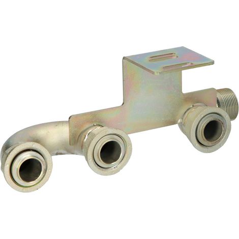 Medidor de gas monoconector G4/6 de 5/4 de pulgada, codo derecho (1/4)
