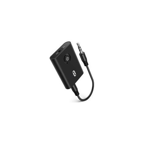 Émetteur/récepteur Bluetooth 5.3, adaptateur audio sans fil 2 en 1 de 3,5 mm (faible latence, 2 appareils simultanément, pour TV/système audio domestique)-Crezuo (1/5)
