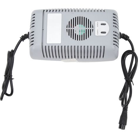Lithium-Akkuladegerät für Elektroroller und Elektrofahrräder (48 V, europäischer Stecker 110-220 V) (1/4)