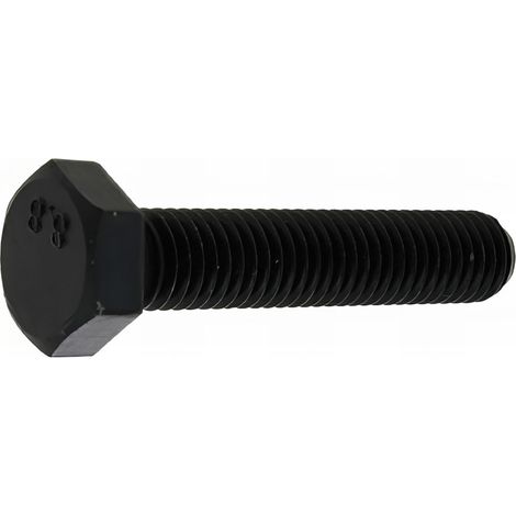 500 Vis métaux tête hexagonale filetage total DIN933 Brut - diamètre 8 mm - Longueur 12 mm mm - Diamètre 8 mm