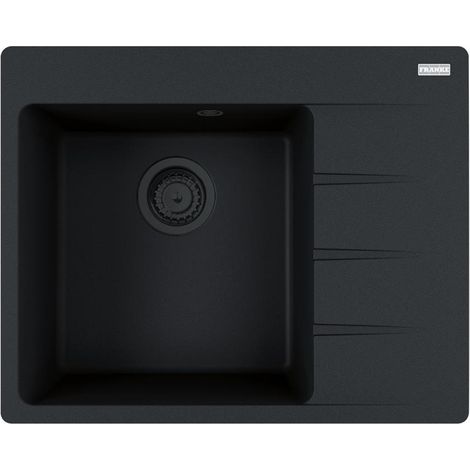 Franke Einbauspüle Centro CNG 611-62 A Fragranit Black Matt - Collection Becken links (1/2)