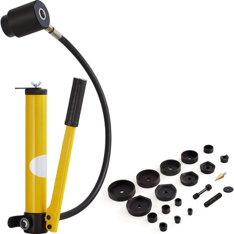 Kit de Poinçonnage Hydraulique 15 Tonnes avec 10 Matrices, Ø12,7-101,6mm (1/5)
