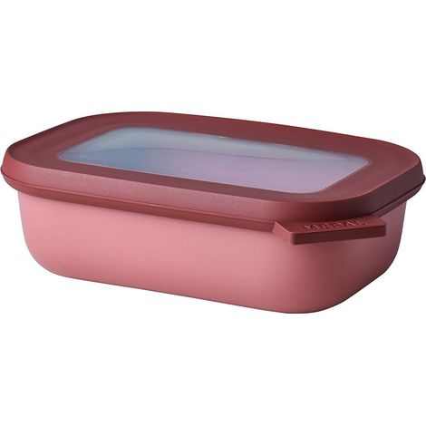 Bol Multifonction Rectangulaire - Boîte Conservation Alimentaire avec Couvercle - Convient comme Boîte de Hermétique pour le Réfrigérateur, Micro-ondes (1/5)