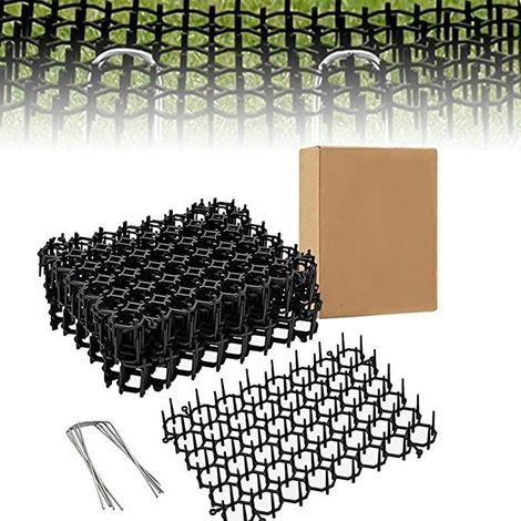 Lot de 12 Tapis Anti-Chat,Anti-Chat avec Pointes,Tapis de Dissuasion,Réseau anti-chat,Chat Scat Tapis,Tapis de Protection Contre (1/4)