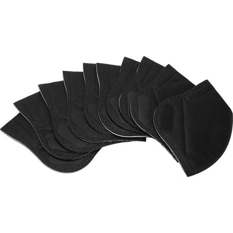 10 pièces Masque de Protection Anti-Vent avec Attaches Crochet et Boucle Jetables (1/5)