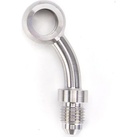 Motorrad-Bremsleitungen aus Edelstahl, AN3-Bremsschläuche, Fischaugenverbinder, flexible Schläuche zum Anschluss von Bremszügen - C45 (1/4)