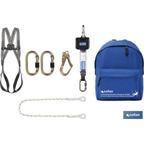COFAN kit anticaídas para carga y descarga cisternas , Kit anticaídas apto para llevar a cabo la carga y descarga de mercancía en la parte alta de la cisterna, con total seguridad