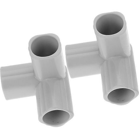 Abnehmbares T-Stück für die Dusche, ideal für den Innenbereich des Zimmers (2er-Set). (1/5)