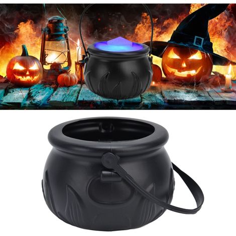 Spot LED décoratif à effet flamme noire, idéal pour Halloween et les fêtes. Alimentation : 100-240 V CA. Prise UE. (1/5)