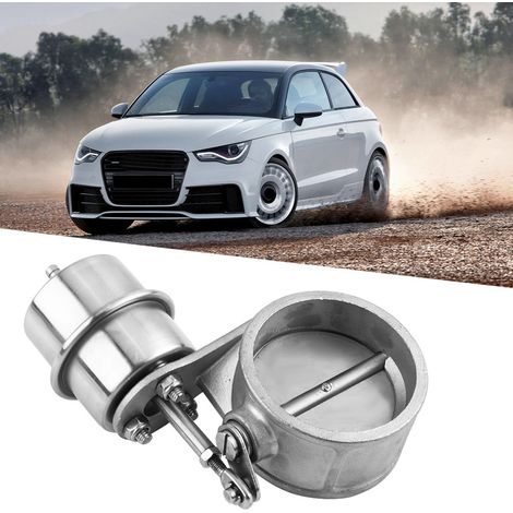 Soupape de contrôle d'échappement universelle 2,5" pour tuyau 63mm, accessoire auto (fermée) (1/5)