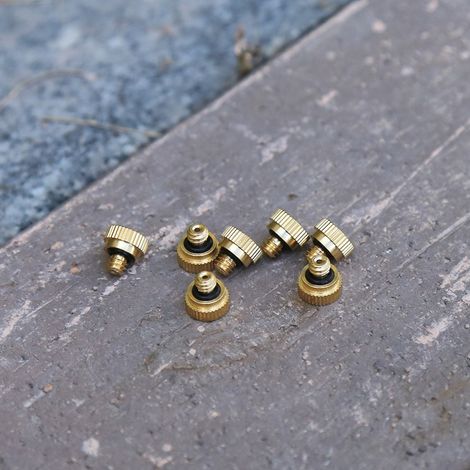 Sprühdüsen aus Messing für Kühlsysteme (0,4 mm) 10/24 UNC Garten 20 Stück (1/5)