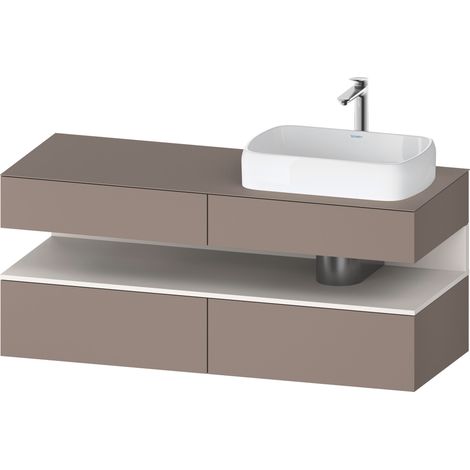 Duravit Collection One Meuble sous-vasque sur console, 2 tiroirs,