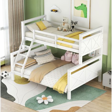 Bett Etagenbett platzsparend 90x200 140x200 Holz OKMYHOME (1/5)