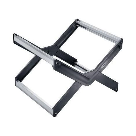 Hängekorb DIN A4 25 Hängemappen Polystyrol/Aluminium dunkelgrau (1/4)