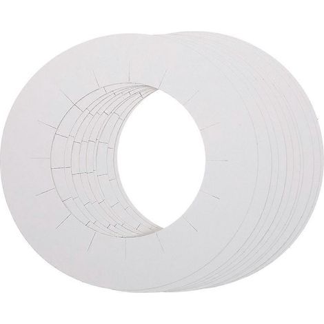 Lot de 20 coussinets anti-salissures pour chauffe-cire, colliers et anneaux de protection pour chauffe-cire d'épilation-15.00X15.00X1.00CM-White (1/4)