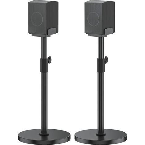 Paire de supports de haut-parleurs pour HW Rear Speaker, pour Q995H/Q995GD/Q995GF/Q930F/Q990D/Q990F, hauteur réglable de 29 à 37,5 pouces, double côté pour haut-parleurs arrière de 5 à (1/5)
