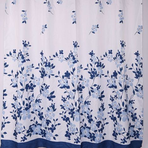 GEDY TTE13641200 LULET Cortina de Ducha Blanco y Azul - ref: TTE13641200 (1/2)