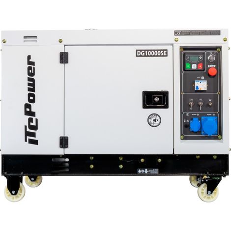 DG10000SE Generador Diésel Insonorizado ITCPower Monofásico 8,5Kw