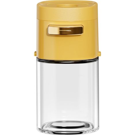 Condiment Dispenser - Plastic Seasoning Container with Measured Spout - For Salt Sugar Spices - 6.4 x 6.75 x 12.5 cm - 1 Piece (1/4)
