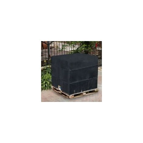 Schutzplane für IBC-Container, 210D Oxford-Gewebe, wasserdicht/staubdicht, Schutzhülle, Plane, IBC-Tankabdeckung für 600-Liter-IBC-/GRV-Tanks (120 x 80 x 100 cm) - Crezuo