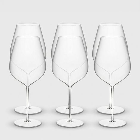 Set da 6 calici vino Bordeaux in vetro soffiato Ultraleggero (1/3)