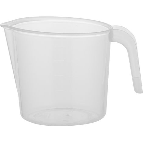 Ovaler Messbecher aus Kunststoff, 1,5 l