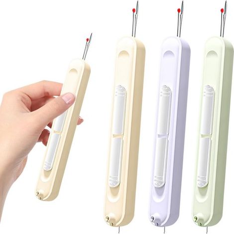 Infila ago e separatore ago 2 in 1 - Set da 3 pezzi - Forniture per cucito e artigianato (1/5)