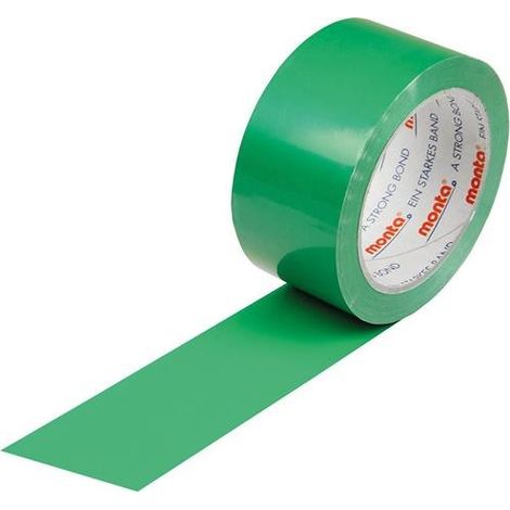 Klebeband monta 250F Breite 50mm Länge 66m Stärke 57µ PVC grün leise MONTA (1/2)