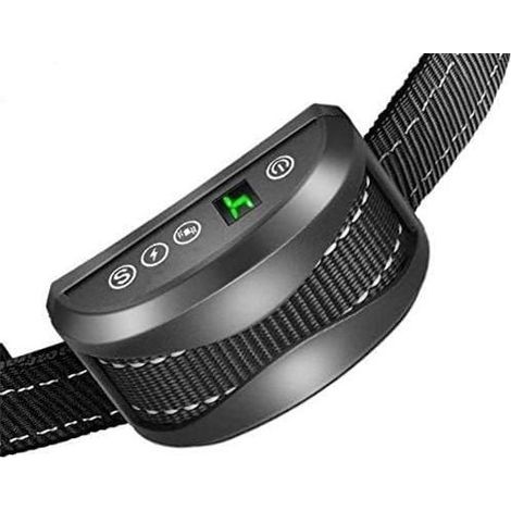 Antibellhalsband für Hunde – 3 Modi: Elektroschock/Vibration/Sensibilität, harmlose automatische Trainingshilfe, IP65 wasserdicht, wiederaufladbarer Akku, verstellbarer reflektierender Riemen für klei (1/5)
