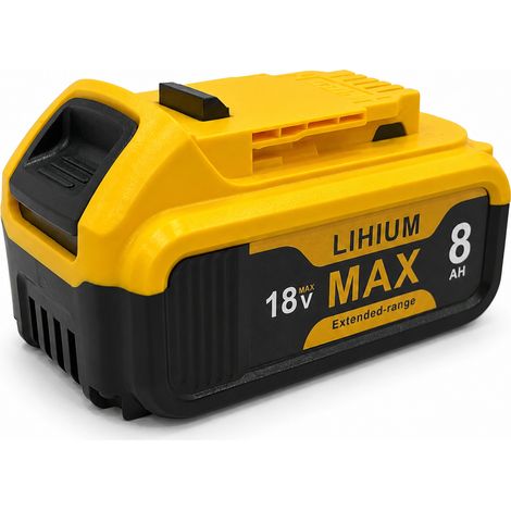 18V 8,0Ah Ersatzakku für DeWalt XR Li-Ion Werkzeugakku (1/4)
