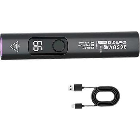 Lampe torche rechargeable USB pour la détection d'agents fluorescents UV et d'urine d'animaux domestiques