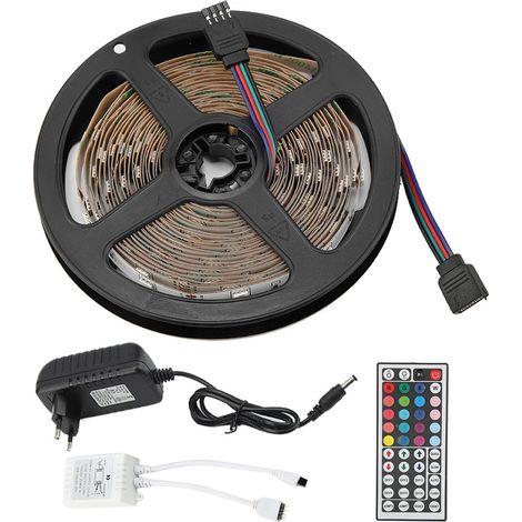 m RGB-LED-Streifen mit 150 LEDs, Netzteil 100–240 V, EU-Stecker, für die Dekoration von Zuhause, Geschäften und Restaurants (1/5)