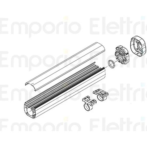 beninca pièce détachée profils aluminium pour tom course 400 968602934 (1/3)