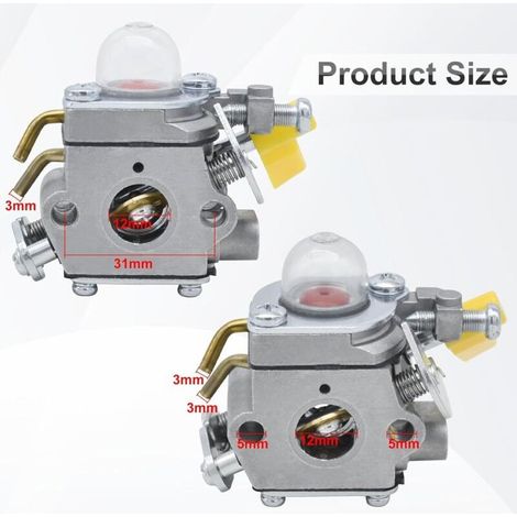 KINZON-Vergaser kompatibel mit Ryobi RBC30SET, RLT30CET, RHT2660DA, RLT26CD und RLT26CDS Freischneidern kompatibel mit ZAMA C1U-H60 für Ryobi Homelite 26cc und 30cc (1/5)