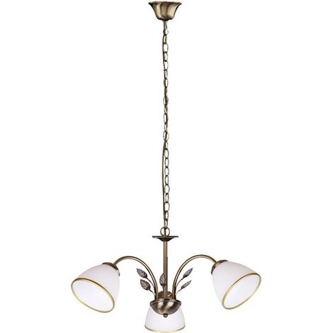 Jugendstil Hängelampe Aletta 3-flammig