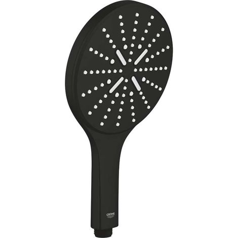 Grohe Vitalio SmartActive - Alcachofa de ducha, 3 chorros, negro mate 265972430 (1/5)