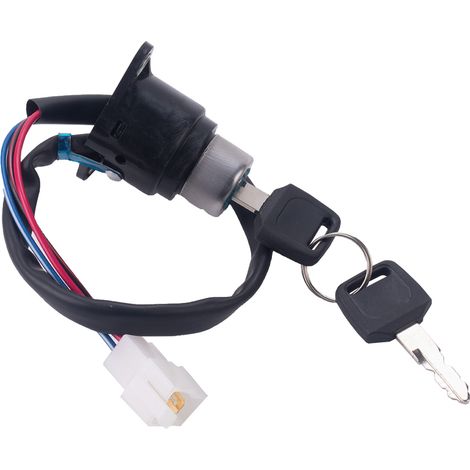 Interruptor de arranque Llave de cerradura de puerta eléctrica para Honda VT1100C Shadow Spirit 2001-2007 VT1100C2 Shadow Sabre 2000-2007 VT1100C3 Shadow Aero 2001-2002 35100-MCK-A00 (1/5)