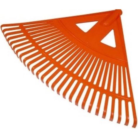 Râteau en PVC 580 mm - 27 Dents - D28 mm - Idéal pour Ramasser les Feuilles - Bricolage et artisanat - Beast
