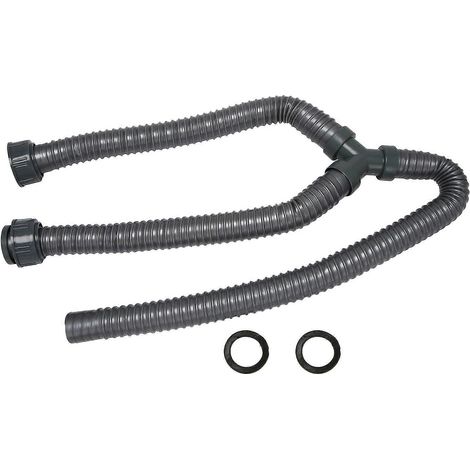 Raccord de tuyau d'évacuation en PVC en forme de Y de 3,3 pieds pour machine à laver (1/5)