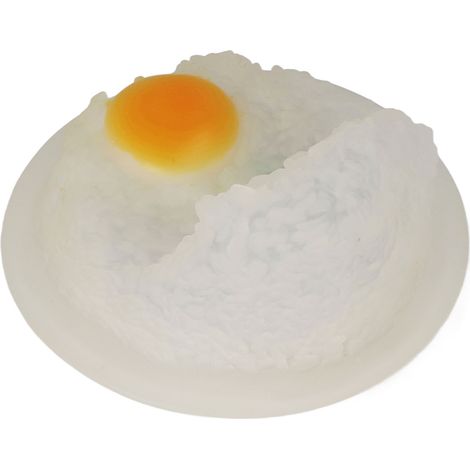 Support de téléphone miniature décoratif en forme d'œuf ou de riz, avec veilleuse LED colorée et motif alimentaire. (1/5)