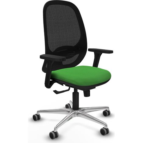Silla de oficina piqueras y crespo Cilanco negro poliuretano (1/2)