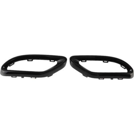 Embout d'échappement noir brillant pour Mercedes-Benz A B C E GLC CLS W177 W247 W205 W213 X253 C257 Matériau ABS, PC Remplacement facile