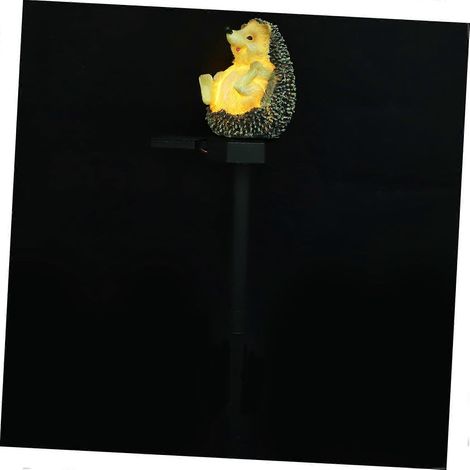 Solar-Gartenleuchte im Igel-Design, wetterfest, mit LED-Solar-Erdspieß für den Außenbereich, ideal zur Dekoration von Gartenwegen